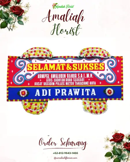 Papan Bunga Ucapan Selamat Tlogosih